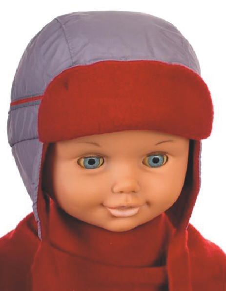 Čiapka Z-Cz539 viazanie Munek red červená 46 48 50 52 7266