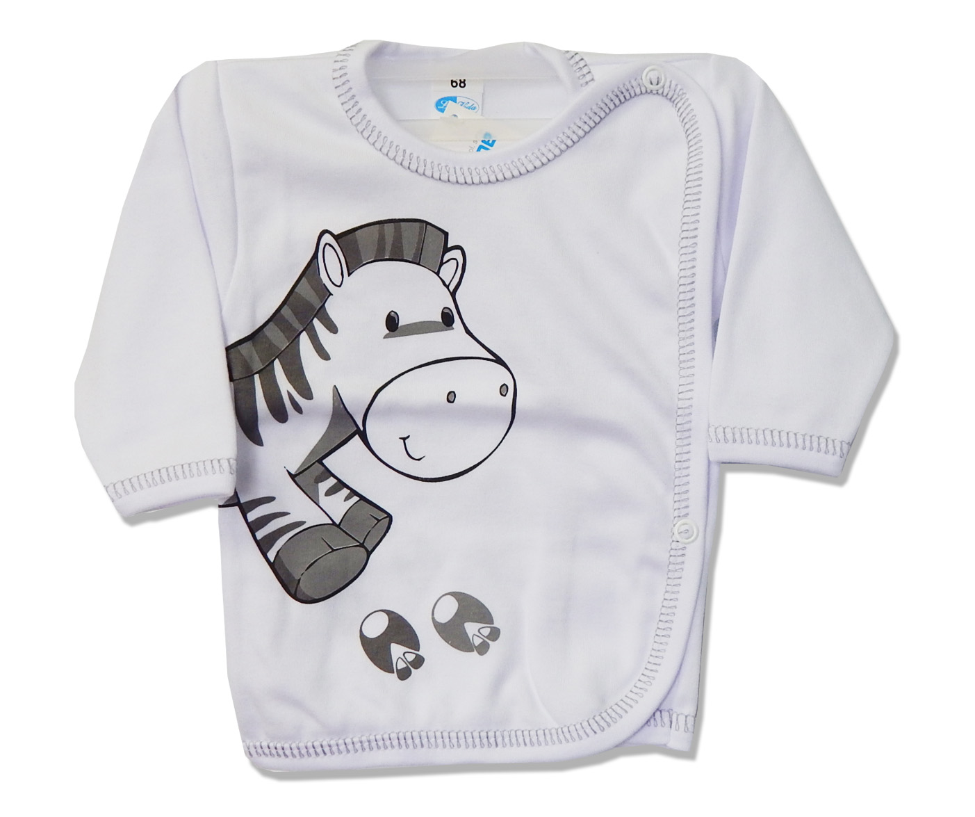 Košielka HX potlač white biela zebra 68 6935