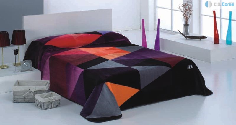 080 Nova Linea 170x240 06 black čierna deka 731