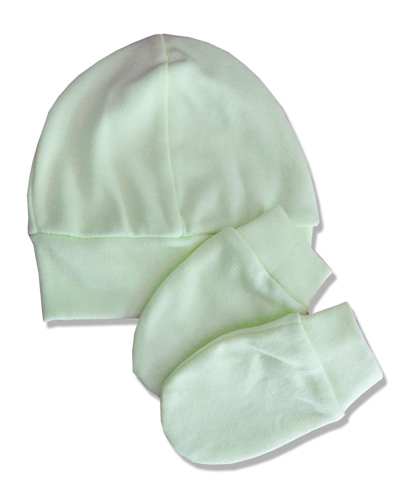 Čiapka a rukavice BA green zelená veľ. 36-38 7327