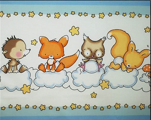 PS 1+1 100x135 40x60 BA potlač blue modrá g veverička 008 7450