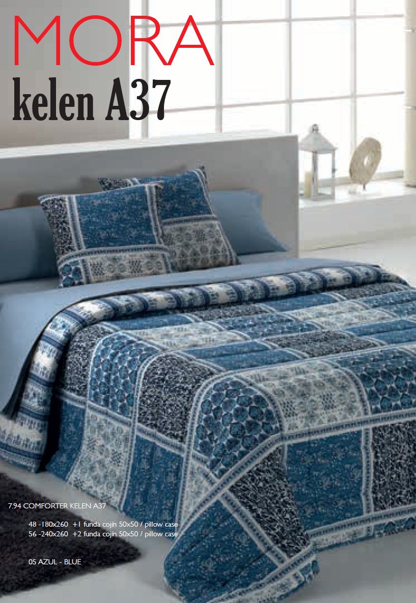 A37 kelen 240x260 + 2x 50x50 05 blue modrá 7475