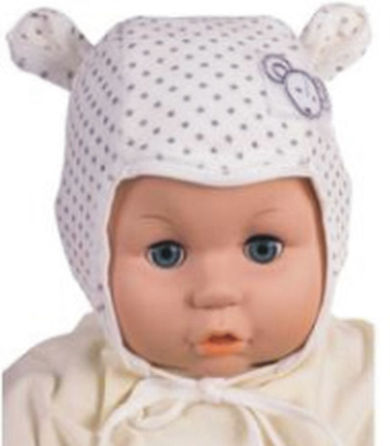 Čiapka WJ-Cz109 viazanie Myška beige grey 36 38 40 42 44 7481