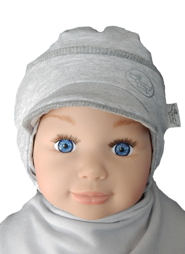 Čiapka WJ-Cz153 viazanie Milord grey šedá 36 38 40 42 44 7483