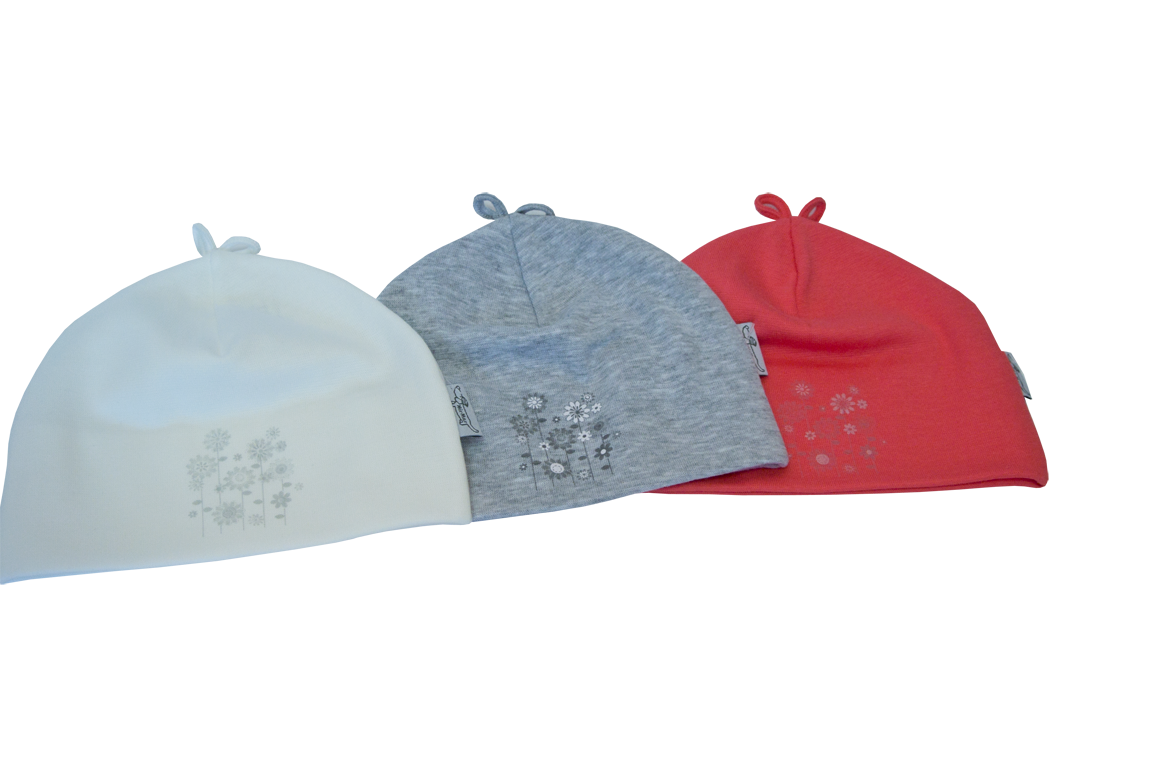 Čiapka Cr-Cz086b Kvetinka ivory maslová 34 36 38 40 42 7503