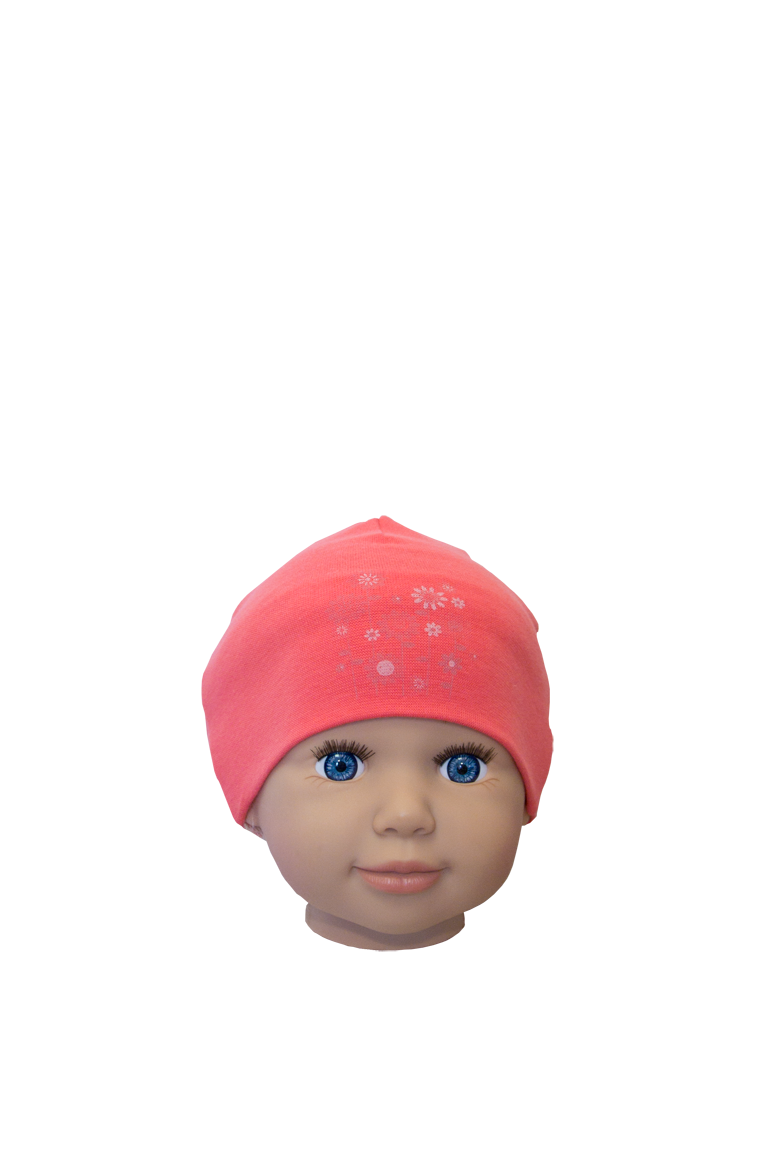 Čiapka Cr-Cz086b Kvetinka red červená 34 36 38 40 42 7505