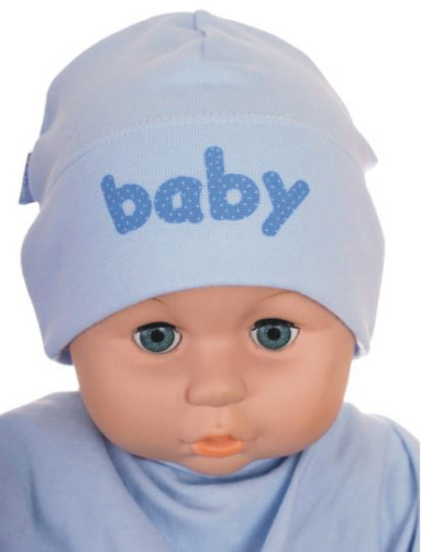 Čiapka Cr-Cz050 Baby blue modrá 34 36 38 40 42 7508