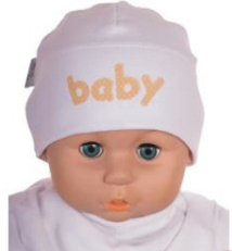 Čiapka Cr-Cz050 Baby white biela 34 36 38 40 42 7509