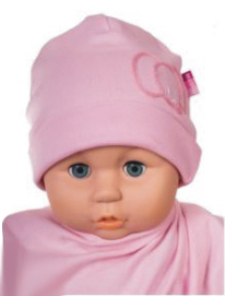 Čiapka Cr-Cz039 Slon pink ružová 34 36 38 40 42 7512