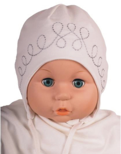 Čiapka WJ-Cz163 viazanie Vlnovky ivory maslová 36 38 40 42 44 7531