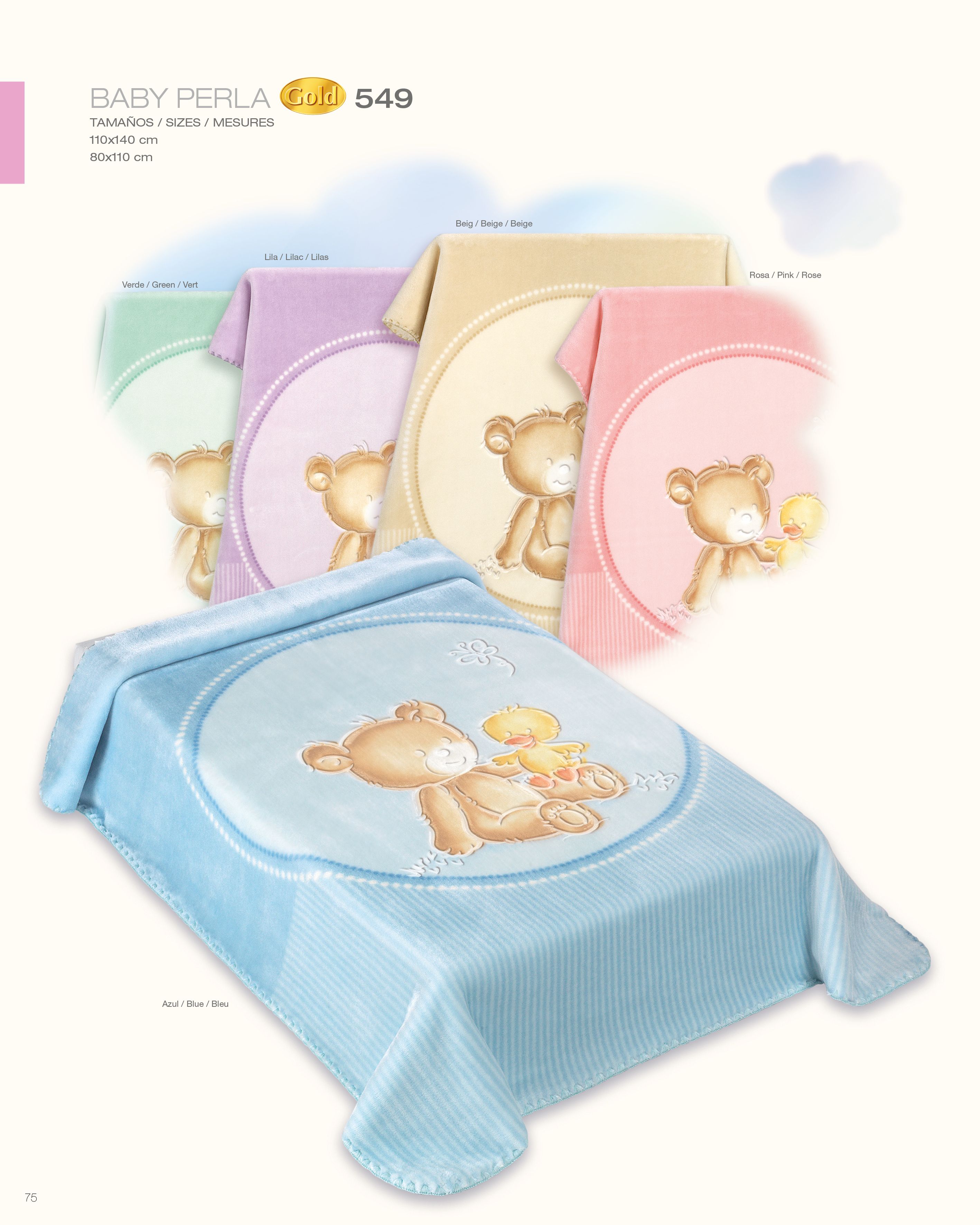549 80x110 pink ružová deka 7553