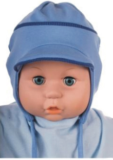 Čiapka WJ-Cz159 viazanie Pasik blue modrá 36 38 40 42 44 7655