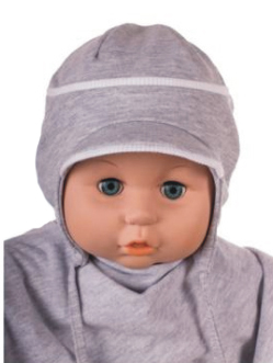 Čiapka WJ-Cz159 viazanie Pasik grey šedá 36 38 40 42 44 7656