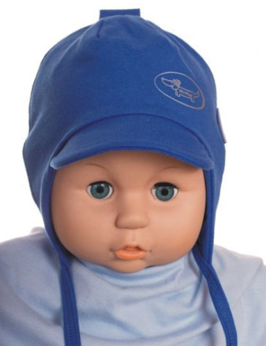 Čiapka WJ-Cz144 viazanie Psík blue modrá 38 40 42 44 46 7661