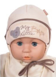 Čiapka WJ-Cz071 viazanie MLB beige béžová 36 38 40 42 44 7673