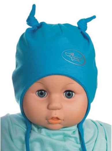 Čiapka WJ-Cz143 viazanie Uzlíky blue modrá 38 40 42 44 46 7680