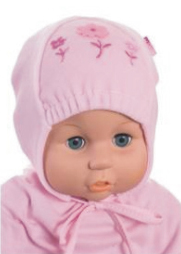 Čiapka WJ-Cz024 viazanie Tusia pink ružová 36 38 40 42 44 7694