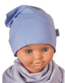 Čiapka WJ-Cz523 Smurf blue modrá 48 50 52 54 56 7703