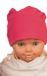 Čiapka WJ-Cz521 Smerf cherry čerešňa 50 52 54 7717