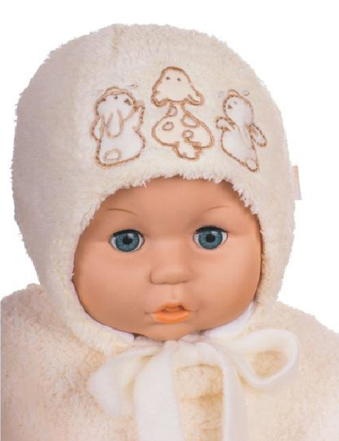 Čiapka Z-Cz019 viazanie Zvieratka beige béžová 36 38 40 42 44 46 7783