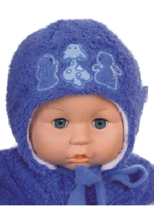 Čiapka Z-Cz019 viazanie Zvieratka blue modrá 36 38 40 42 44 46 7787