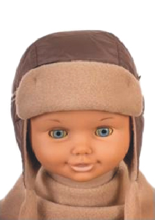 Čiapka Z-Cz539 viazanie Munek wenge hnedá 46 48 50 52 7800