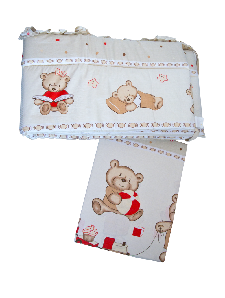 PS 3D 90x130 40x60 180x30 BA potlač beige béžová K macko kocky 7820