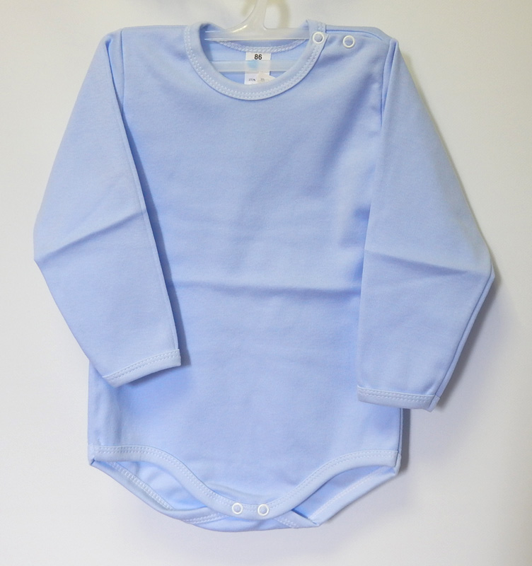 Body dlhý rukáv HX jednofarebné blue modrá 104 7866