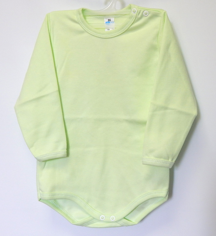 Body dlhý rukáv HX jednofarebné green zelená 104 7878