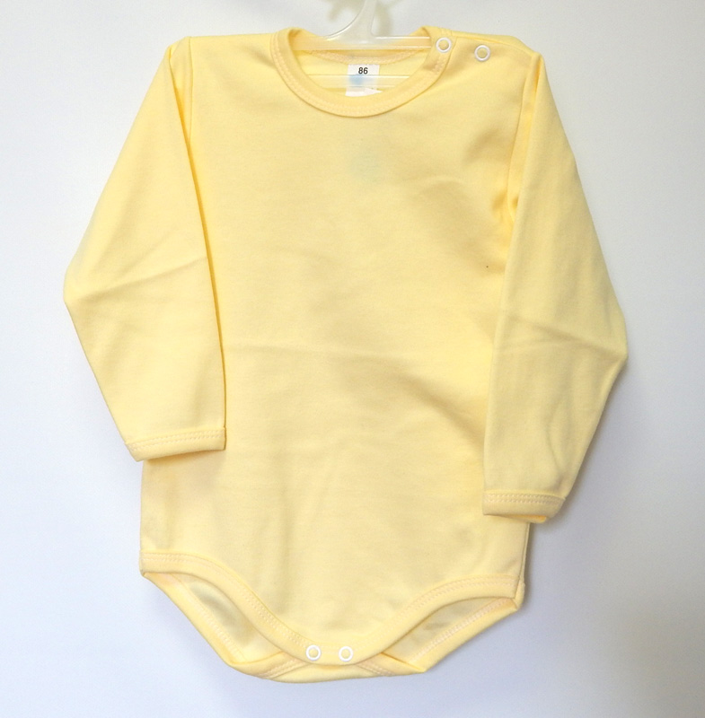 Body dlhý rukáv HX jednofarebné yellow žltá 104 7886