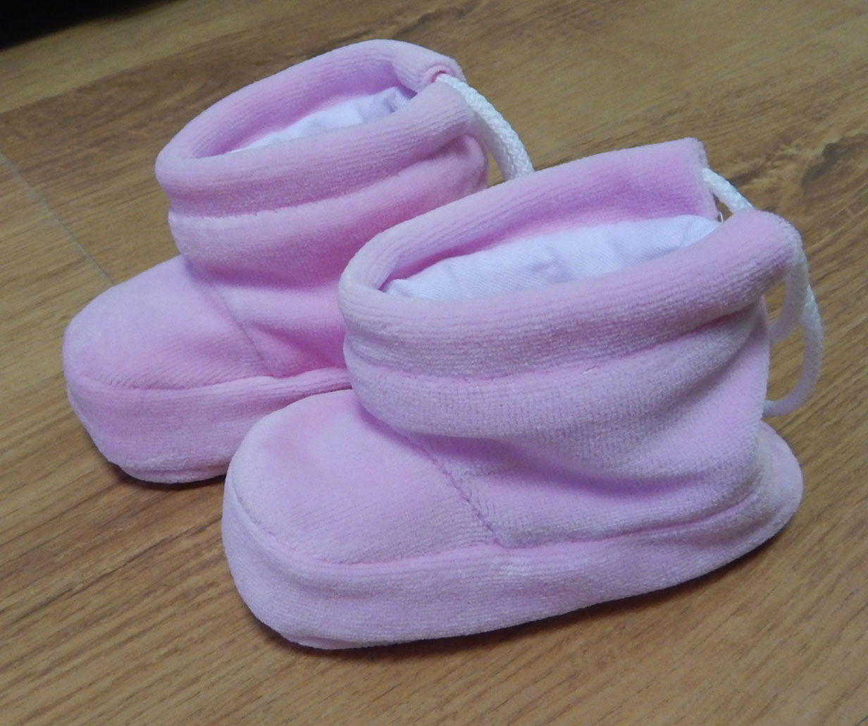 Topánky zamatové B1M nasúvačky pink ružová 7894