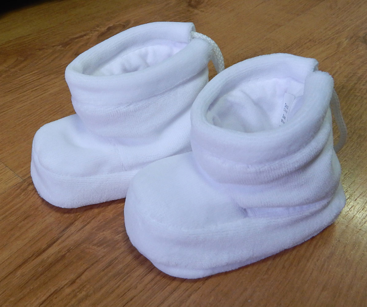 Topánky zamatové B1M nasúvačky white biela 7896