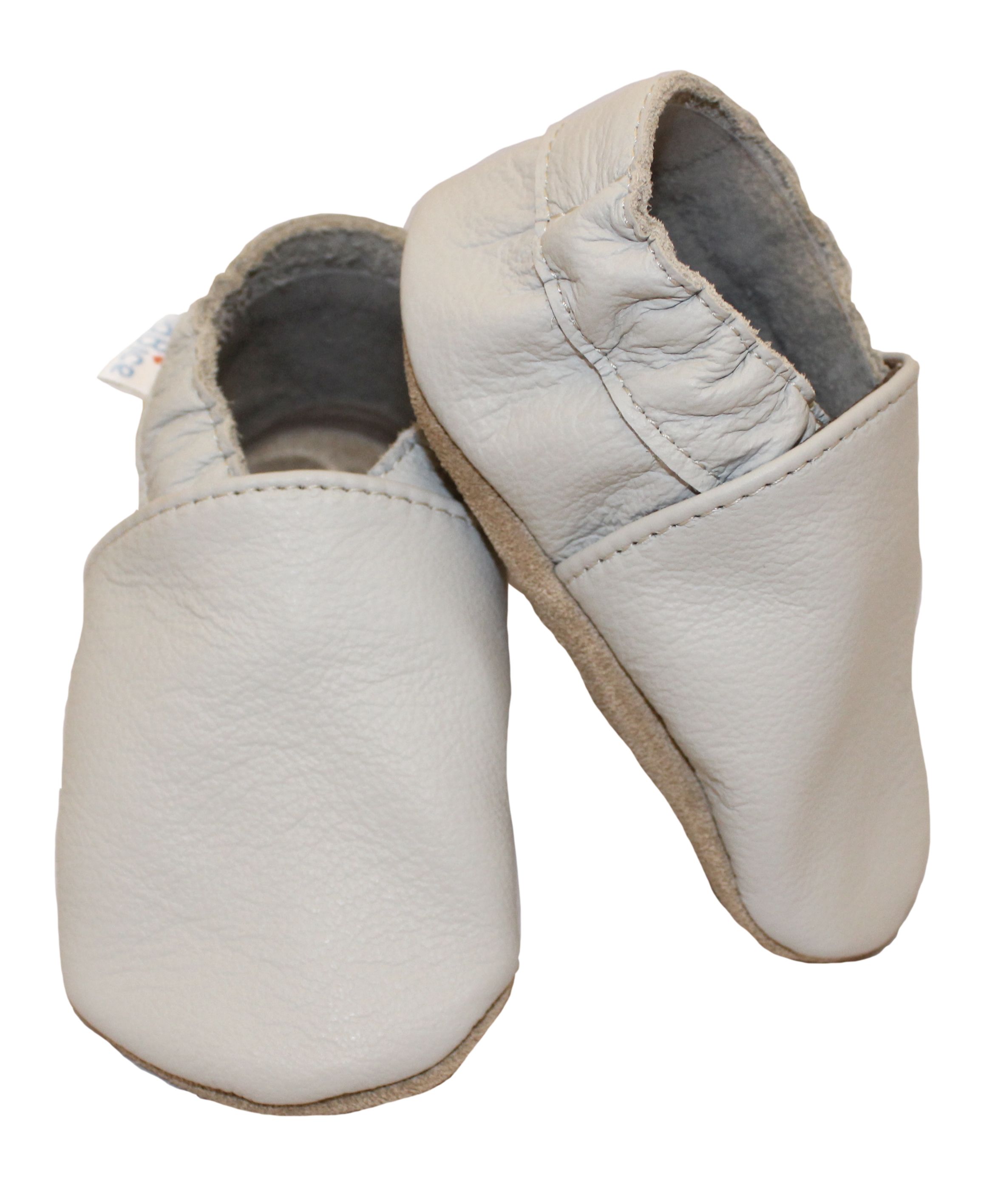 Capačky BA 087 kožené soft hladké grey šedá 16/17 0-6 mes. 8333