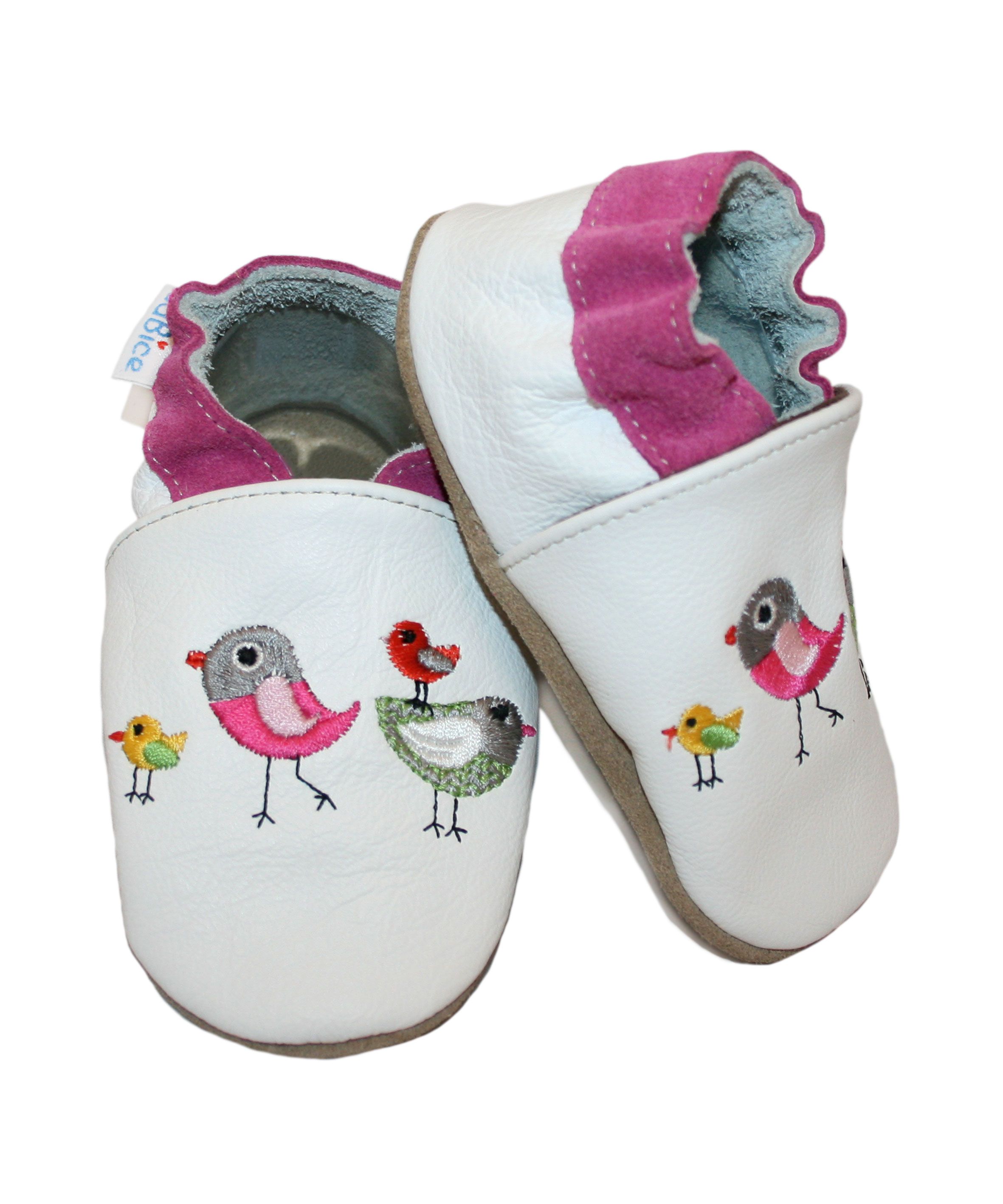 Capačky EM 002 kožené Líška beige béžová 16/17  0-6 mes 8122