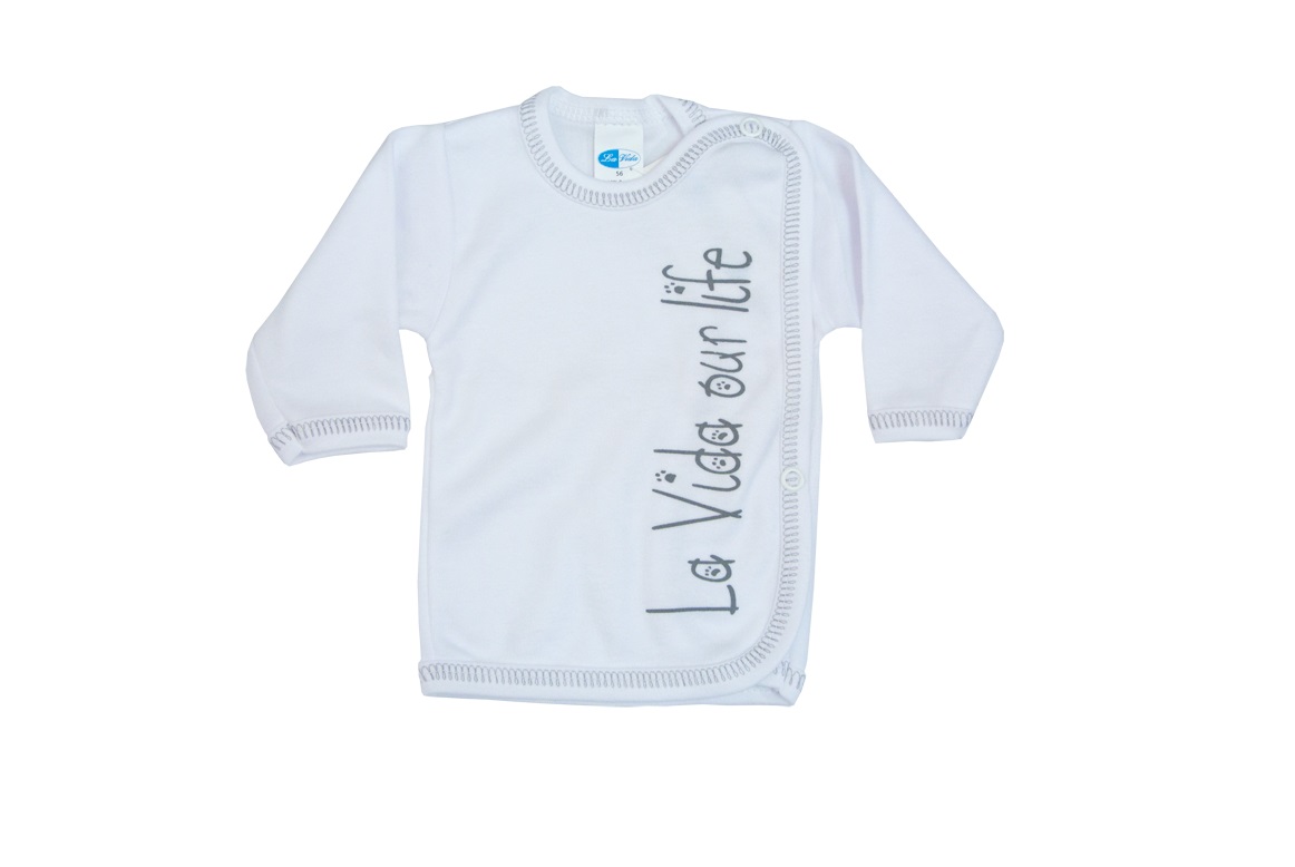 Košielka HX potlač white biela La Vida our life 62 8240