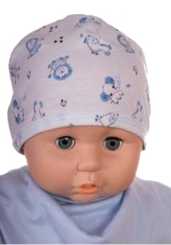 Čiapka Cr-Cz033 Potlač blue modrá 34 36 38 40 42 835