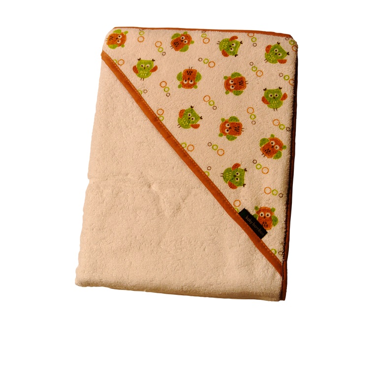 600 triangolo beige béžová osuška 100x100 cm bambus potlač 717 8412