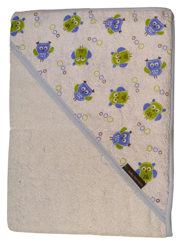 600 triangolo blue modrá osuška 100x100 cm bambus potlač 717 8413