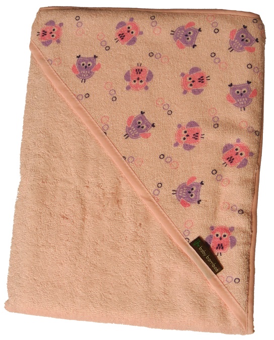 600 triangolo pink ružová osuška 100x100 cm bambus potlač 717 8414