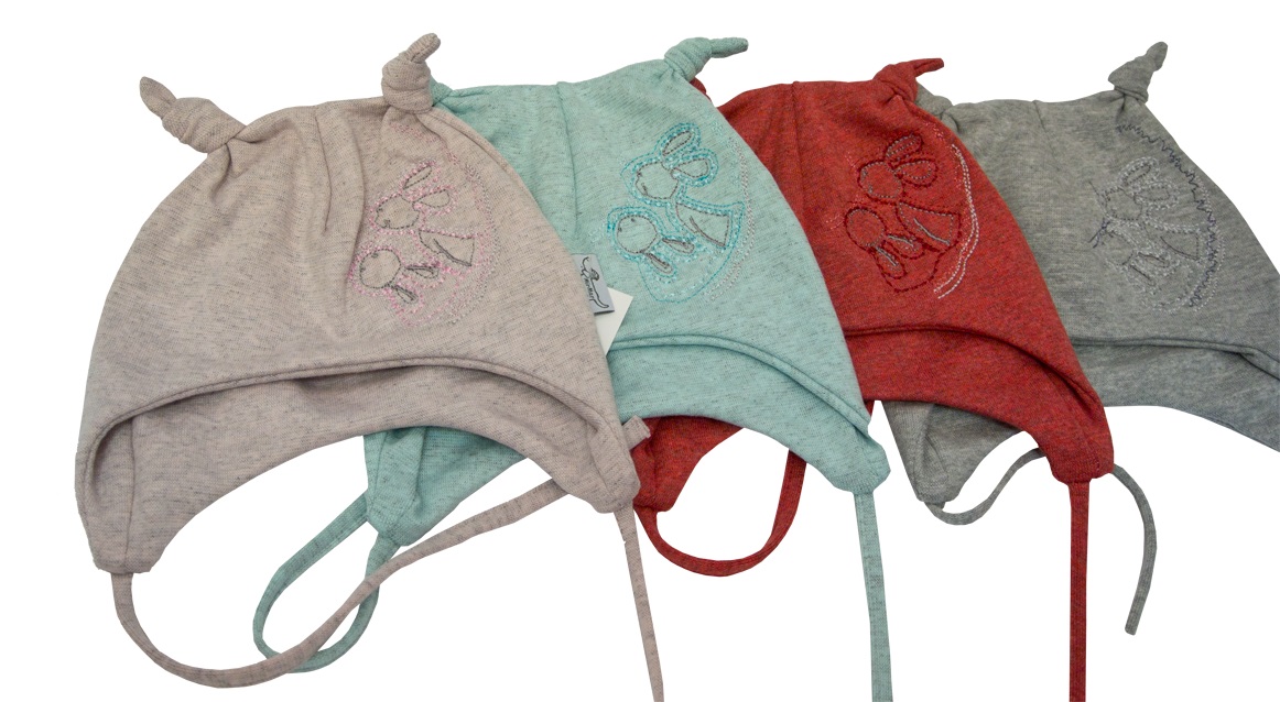 Čiapka WJ-Cz174 viazanie Výšivka mix farieb 38 40 42 44 8460