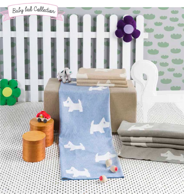 2305 75x90 62 denim modrá bambusová deka 8615