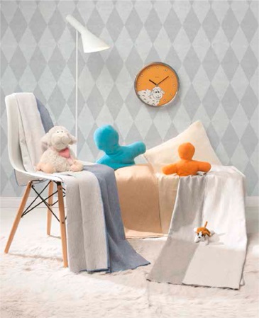 2207 75x90 13 beige béžová bavlnená deka 8617