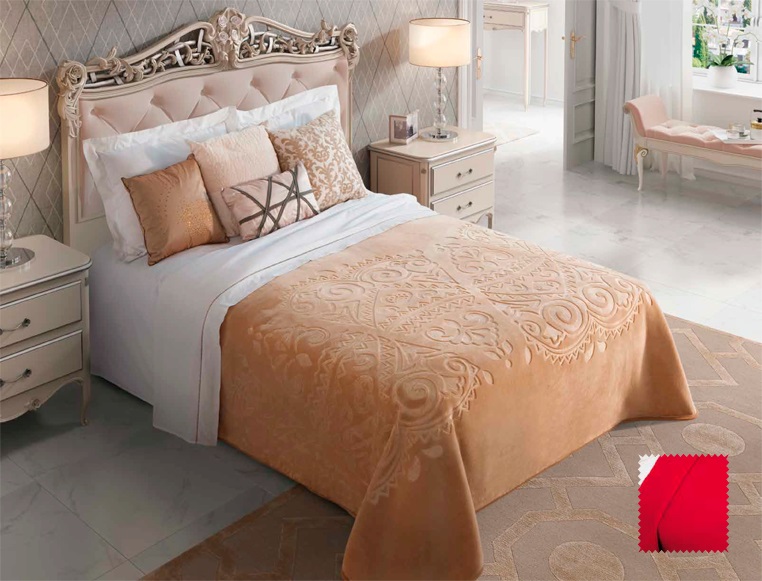 5607 220x240 27 red červená deka 8649