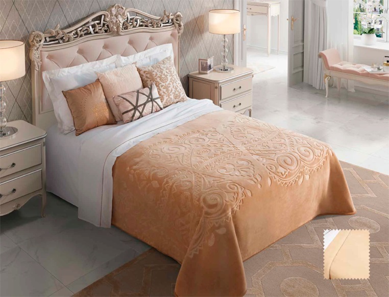 5607 220x240 50 nacre béžová deka 8651