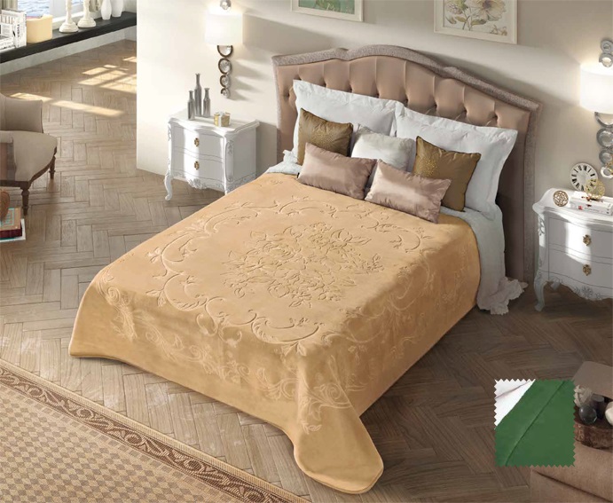 5148 220x240 03 green zelená deka 8698