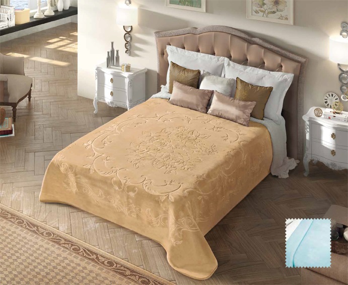 5148 220x240 62 light blue bledomodrá deka 8703