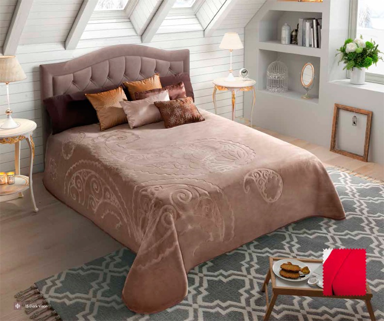 5644 220x240 27 red červená deka 8726