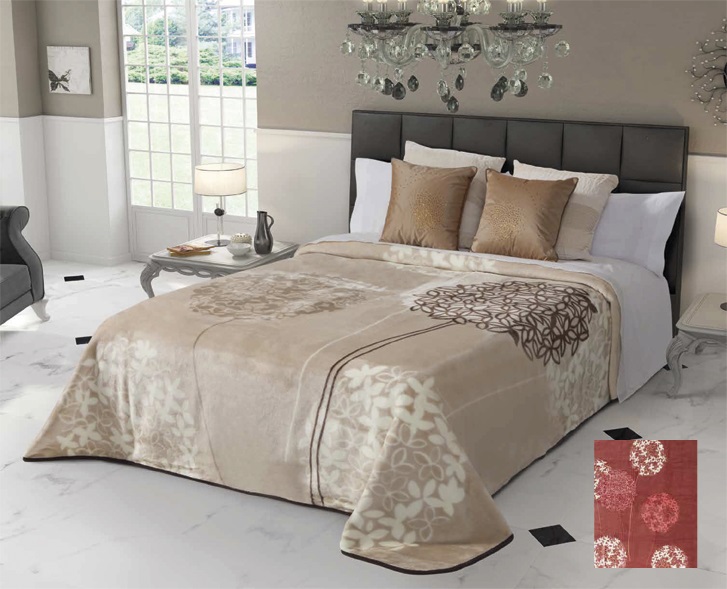 5351 220x240 23 tm.červená deka 8780