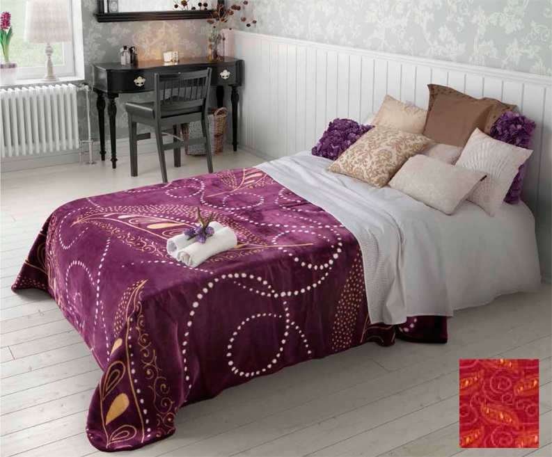 5370 220x240 23 garnet bordová deka 8785