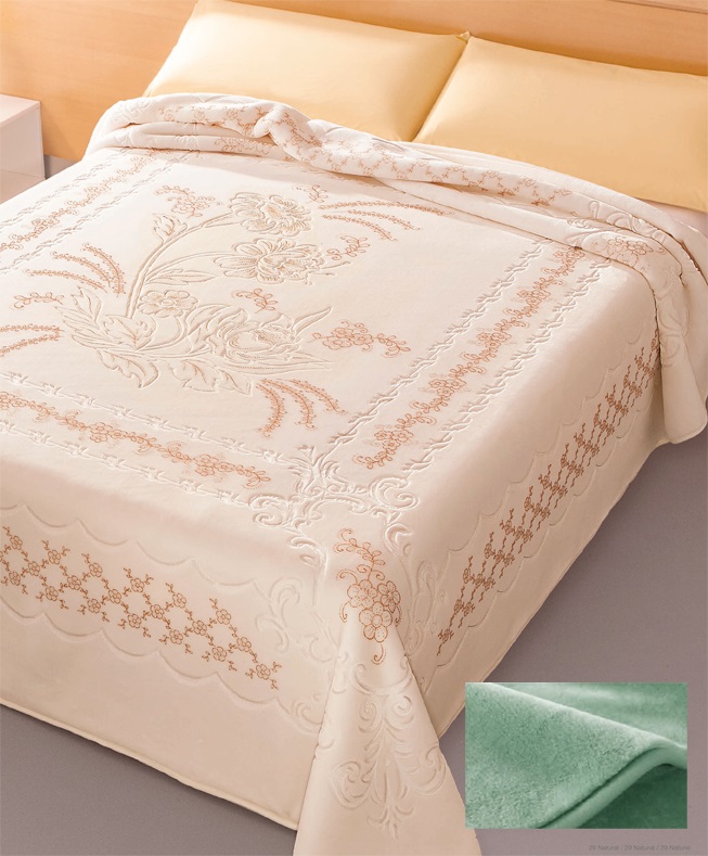 710 220x240 20 vaterli green olivovozelená deka 8808